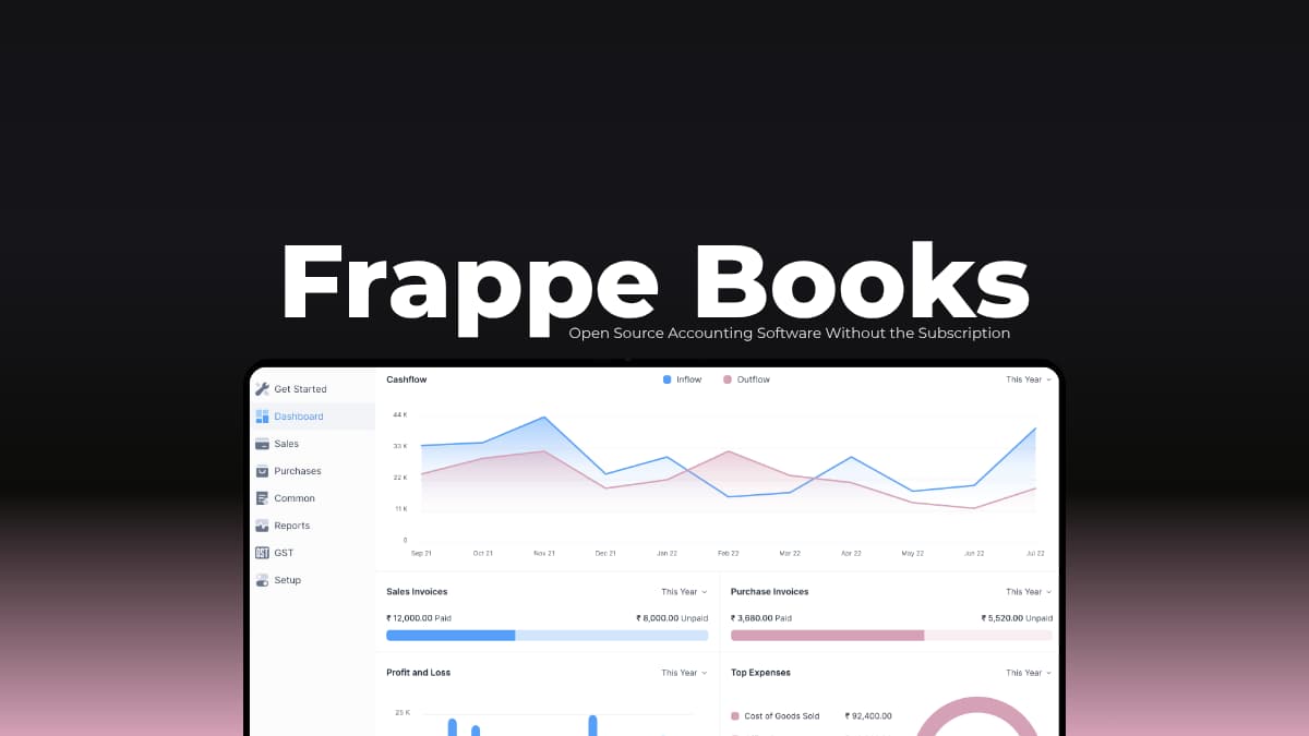 frappe books accounting software